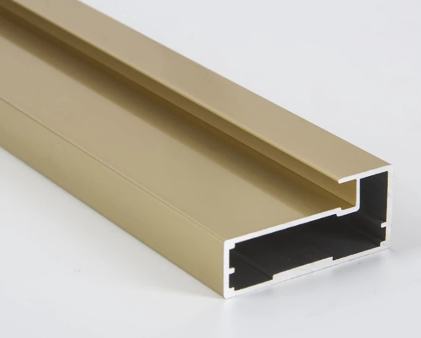 Профиль алюминиевый Выбор рамочный  М4 L=5950мм Золото полированное L=5,95м