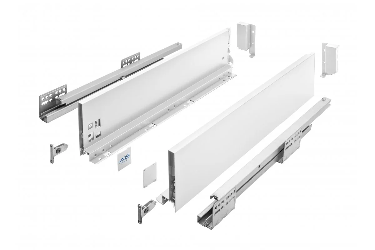 Напрямні GTV AXIS PRO PB-AXISPRO-KPL450B1 L-450мм середній Н-116мм Білий