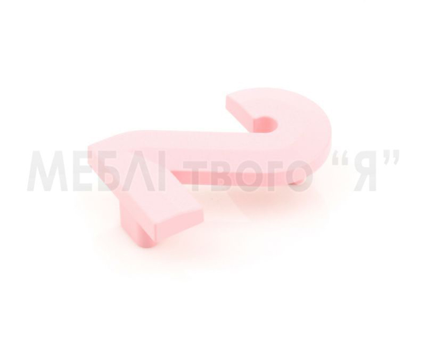 Мебельная ручка Poliplast РП-2 Розовый светлый матовый