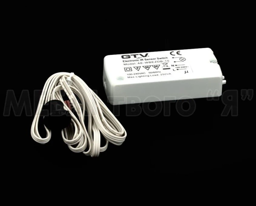 Бесконтактный ИК-переключатель GTV для кухни AE-WBEZDC-10S Черный