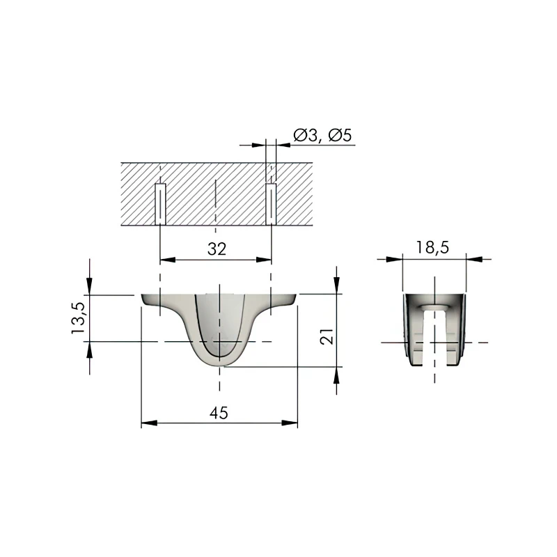 Крепление подъемника фасада KRABY Italiana Ferramenta - 2
