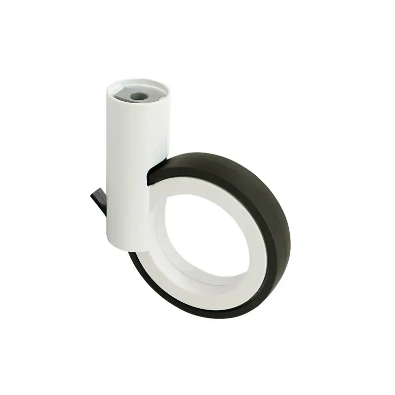 Ролик меблевий OgTM ROTOLA ZAMA 7,2 D-112мм Білий/Чорний - 2