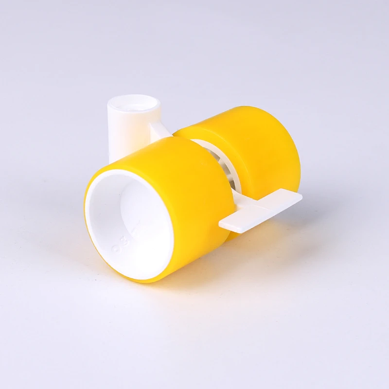Ролик меблевий OgTM FORMULA 40 NYLON 2.4 D-40мм Білий/Жовтий