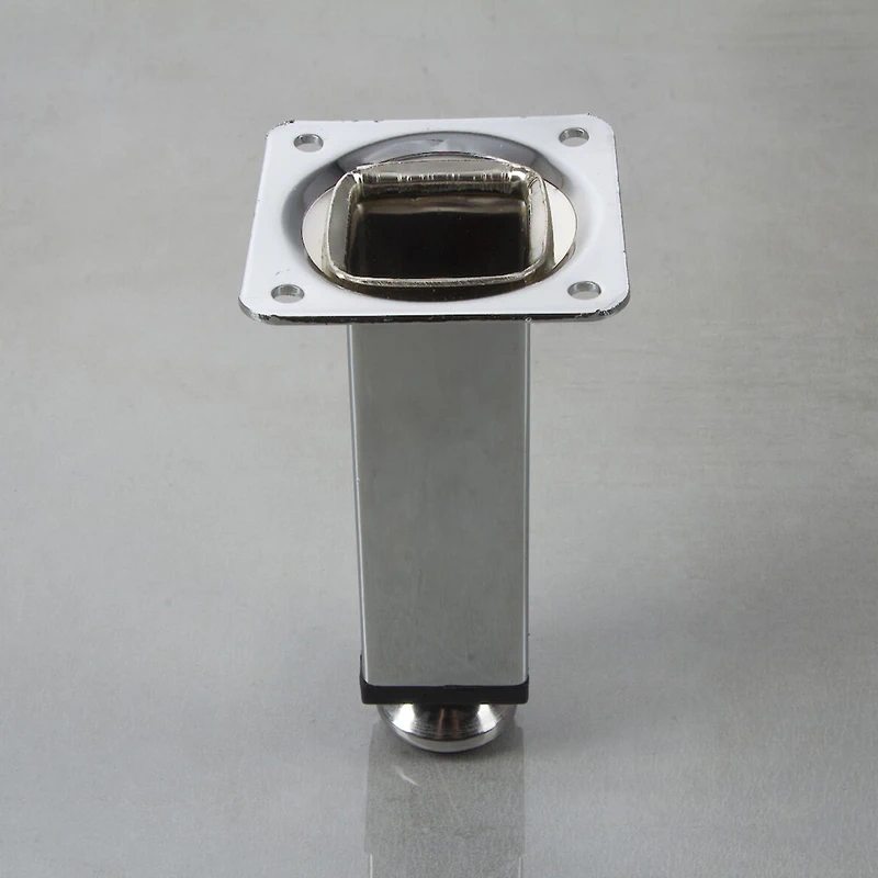 Ніжка меблева регульована квадратна GTV NM-SQA150-01 Н-150мм Хром