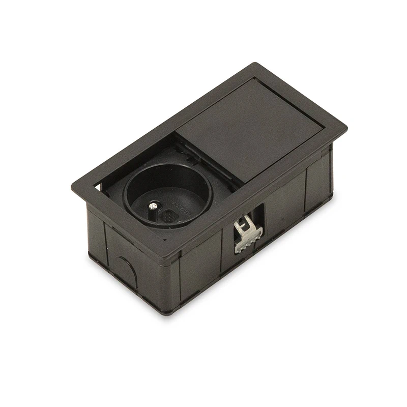 Блок розеток со скользящей крышкой ASA Versahit Mono 060.25F.00008 Белый RAL 9003