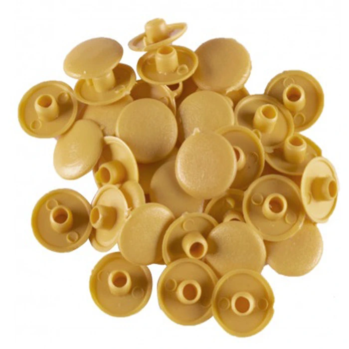 Заглушка мініфикса DC самоклеюча пластик Жовта РОЗПРОДАЖ