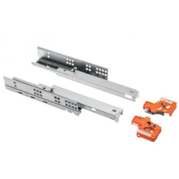 Напрямні GTV Modern slide прихованого монтажу L-250 мм  для ДСП 16 мм  PB-0SHX-250-A Цинк