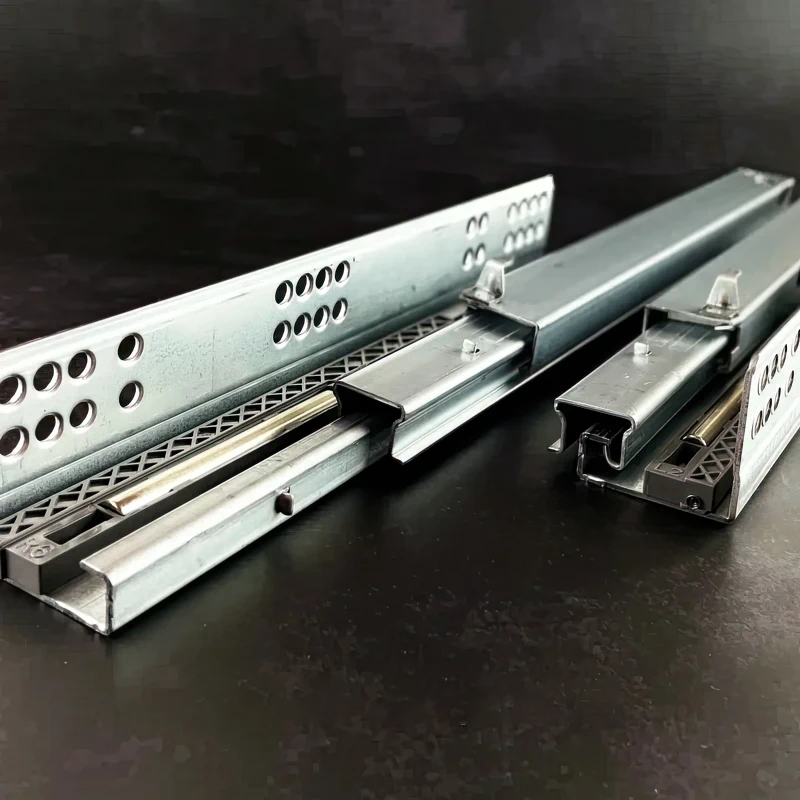 Напрямні GTV Modern slide прихованого монтажу L-250 мм  для ДСП 16 мм  PB-0SHX-250-A Цинк - 2