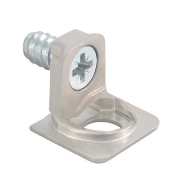 Полкодержатель опора фиксация на евровинт Italiana Ferramenta РК-2 Алюминий