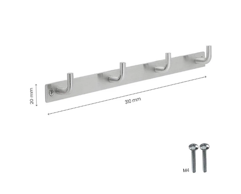 Крючок Beslag Design 606205-21 Нержавеющая сталь - 2