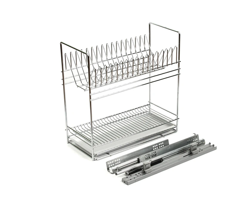 Сушка Vibo EGTHM30PPC дворівнева висувна 300 мм з дотягом