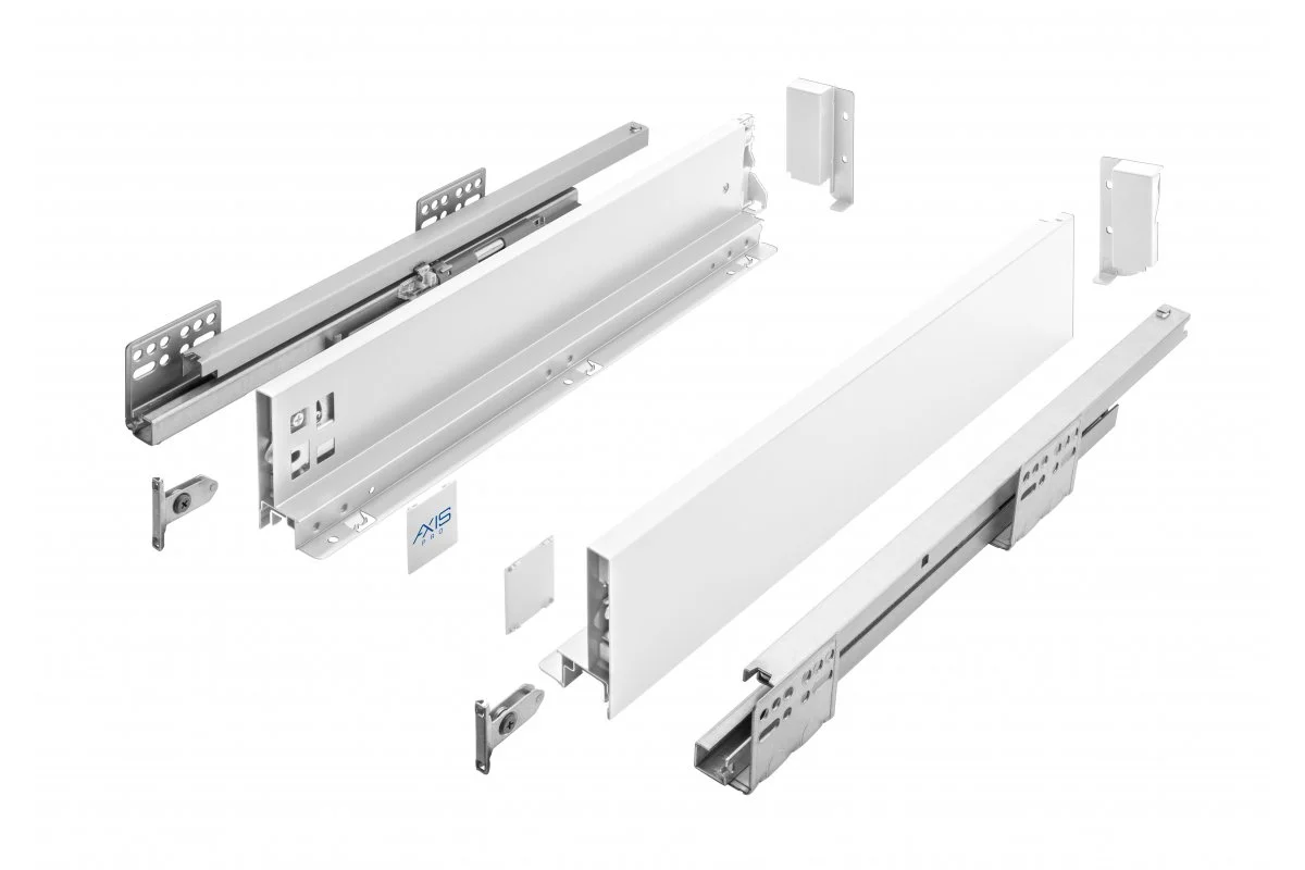 Направляющие GTV AXIS PRO PB-AXISPRO-KPL500A1 L-500мм низкий Н-84мм Белый