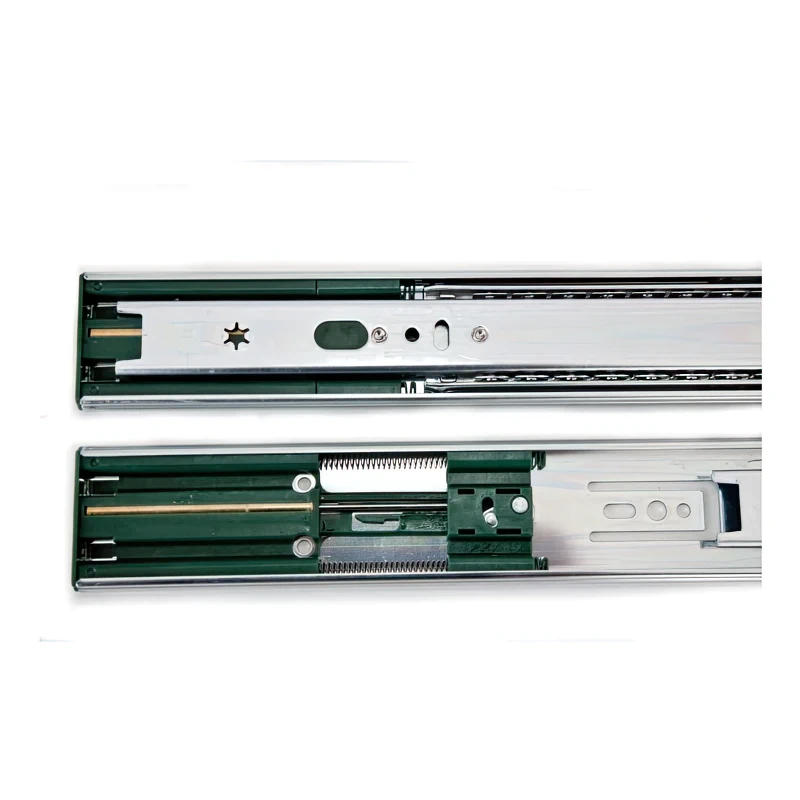 Напрямні GTV кулькові Push to open + SOFT CLOSE PK-L-P2O-H45-300 300мм 1,5мм Нікель - 2