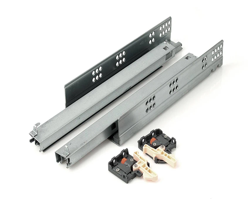 Напрямні GTV прихованого монтажу L-550 мм для ДСП 16мм PB-0SHX-550-A Цинк