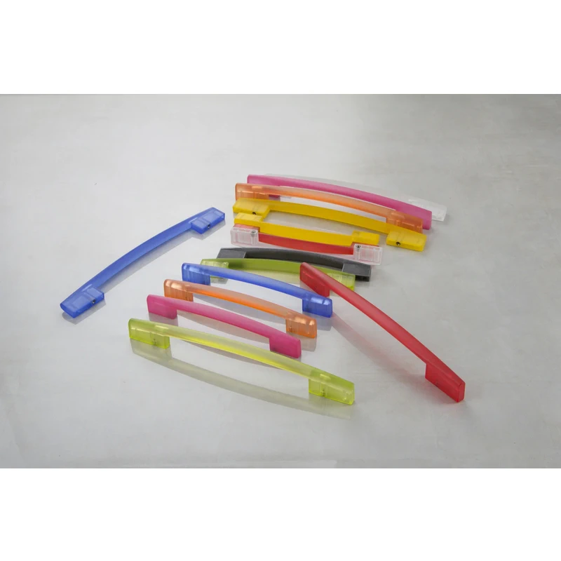 Меблева ручка Poliplast РП-19/96 Рожевий прозорий - 3