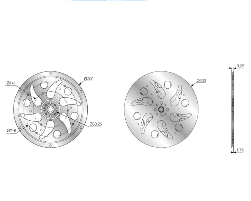 Поворотный механизм пластик Mesan 106-01-04-301 300х300мм нагрузка 80 кг, Черный - 2