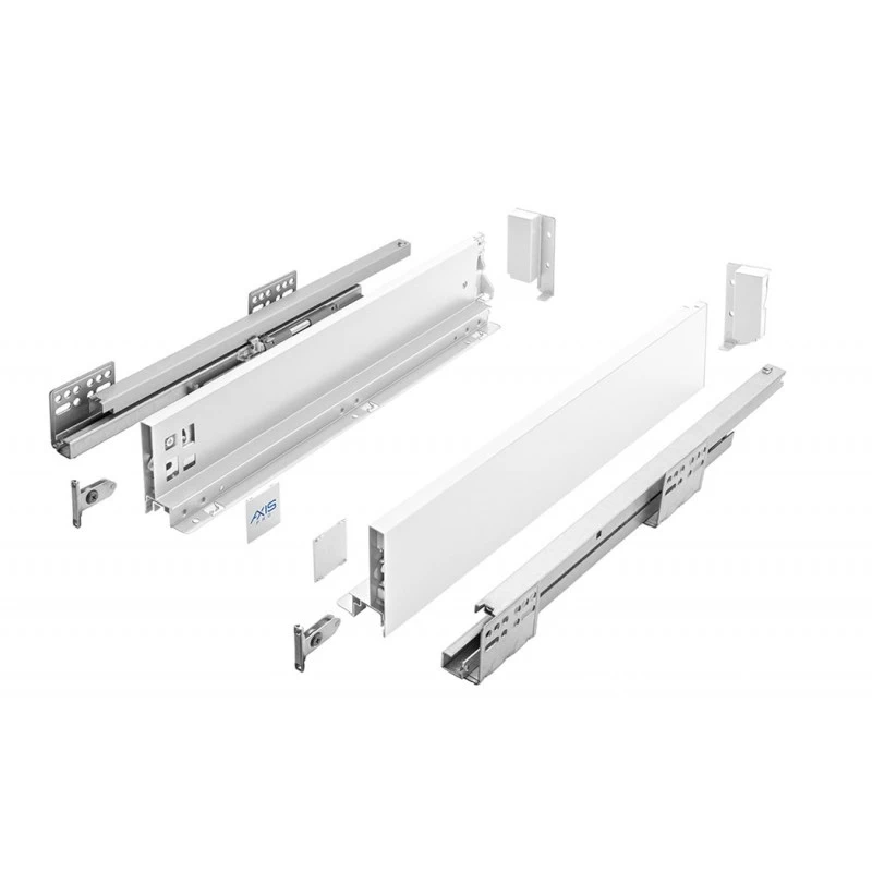 Напрямні GTV AXIS PRO PB-AXISPRO-KPL450A1 L-450мм низький Н-84мм Білий