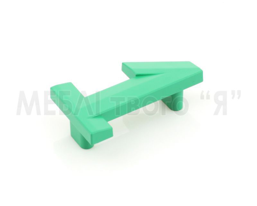 Мебельная ручка Poliplast РП-1 Зеленый глянец