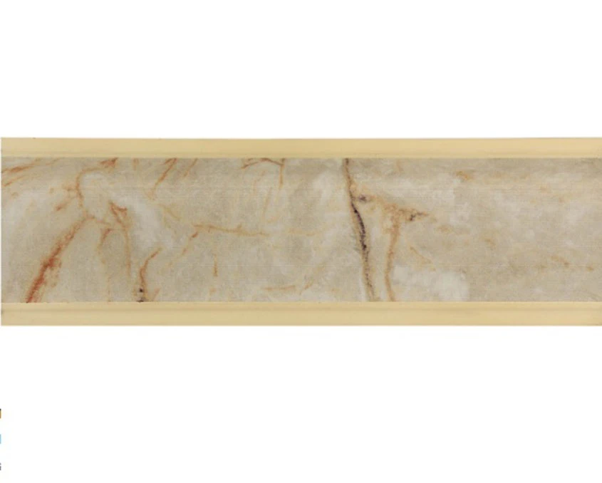 Плинтус кухонный LuxeForm 118 4200 мм S051 Мрамор дельфийский 92109