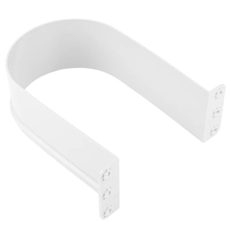 Обмежувач для сифону "U" Mesan 105-91-01-302 245х160х86хR80мм Білий