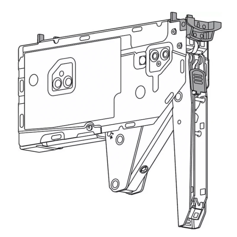 Поворотный подъемник Blum Aventos HK 22K23 22K2301T KRAFTSP 20 ZN для TIP-ON на 2 шт. Цинк - 2