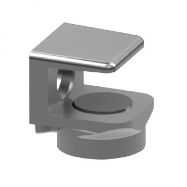 Полкодержатель для стекла Mesan под толщину 4-6мм с металлическим винтом 103-05-07-402 Никель