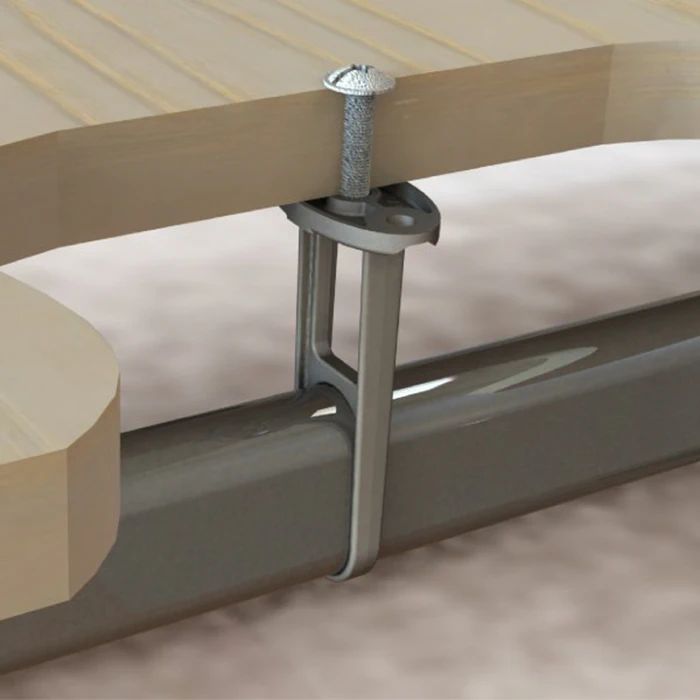 Штанготримач Mesan 105-51-03-402 проміжний 64х18,5мм Нікель - 2