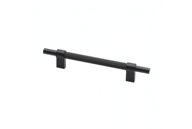 Мебельная ручка металлическая Beslag Design PITCH 309065-11 Черная матовая