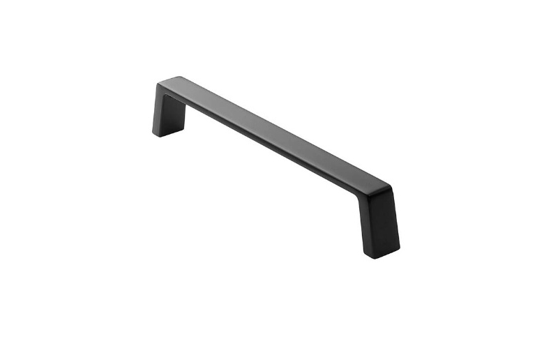 Мебельная ручка металлическая Beslag Design SEAM 352035-11 Черная матовая