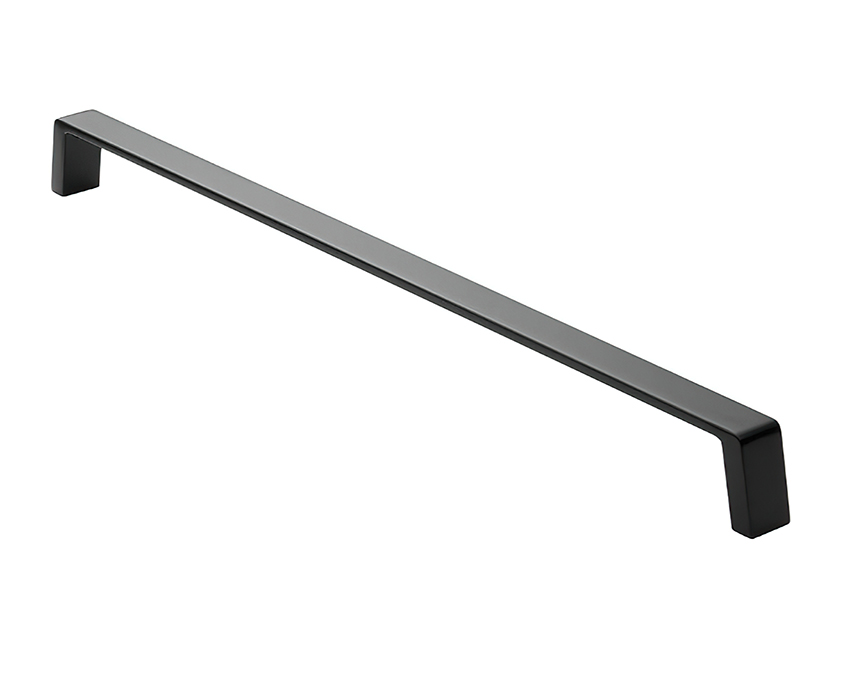 Мебельная ручка металлическая Beslag Design SEAM 352040-11 Черная матовая