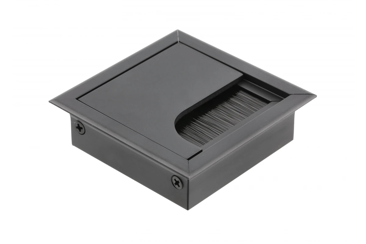 Кабельный пропуск алюминиевый квадратный GTV LB-K80X80-20 80x80мм Черный - 4