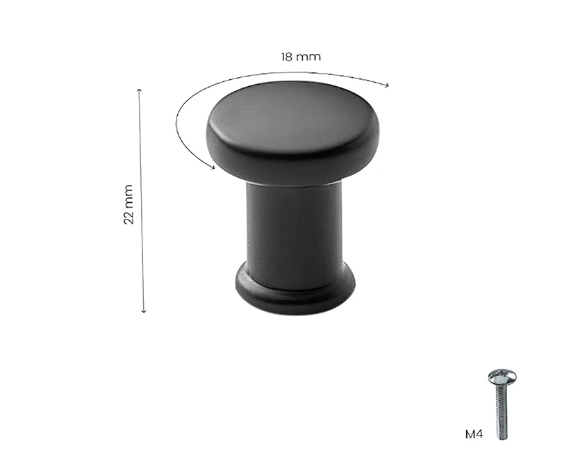 Мебельная ручка металлическая Beslag Design GATE 352020-11 Черная матовая - 2