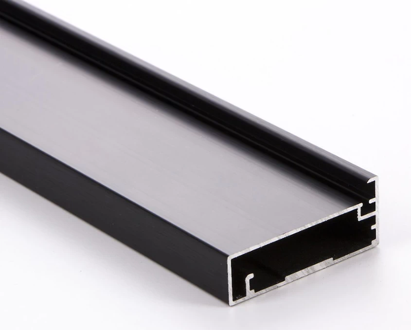 Профиль алюминиевый Выбор рамочный М23 5950 мм  Черный BRUSH