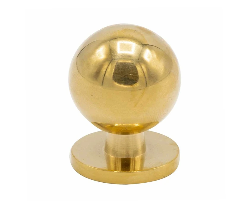 Мебельная ручка металлическая Beslag Design SOLLIDEN 339433-11 Латунь полированная необработанная