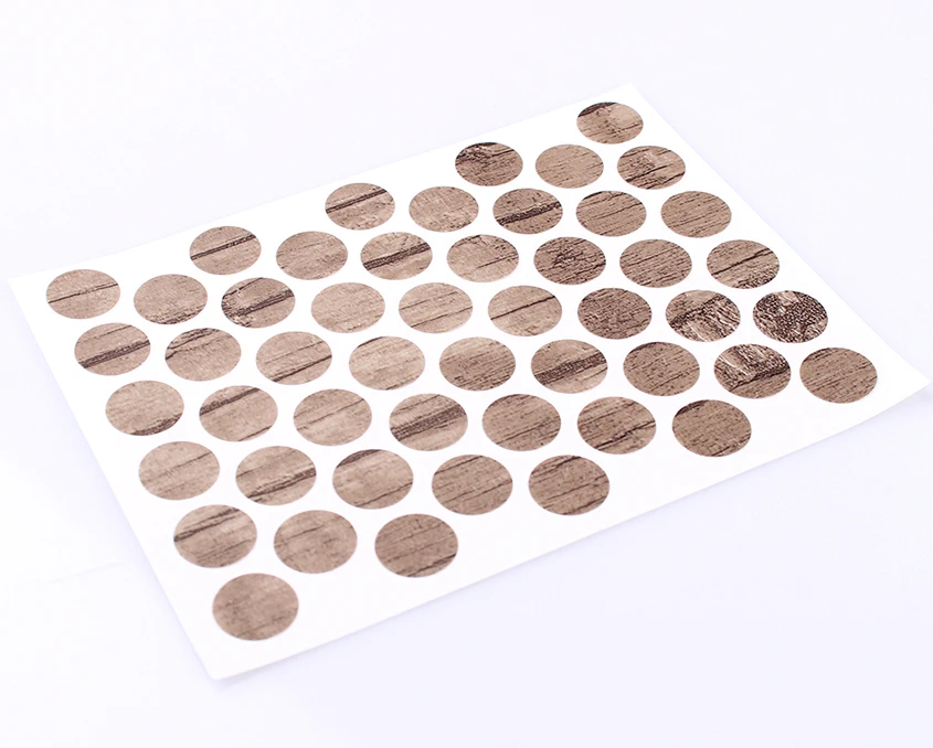 Заглушка конфірмата DC самоклеюча Дуб лімберт 0285  50 шт