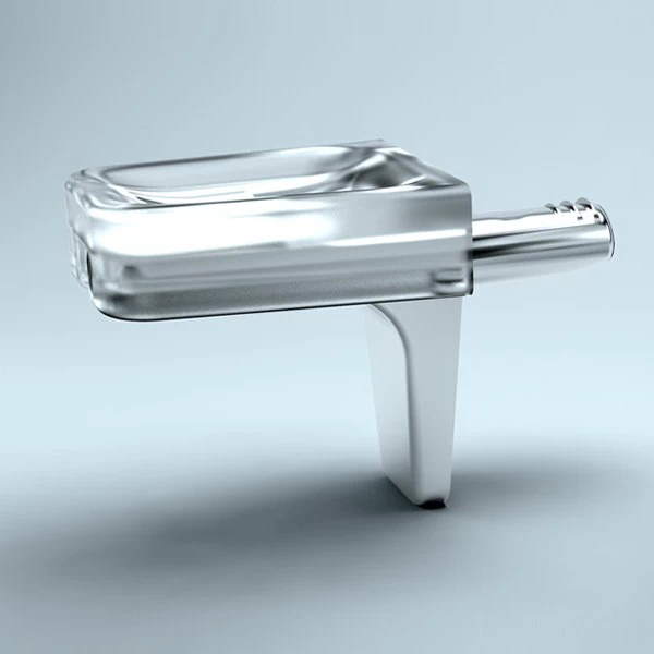 Полкодержатель для стекла Mesan со штифтом с пластиковым наконечником 103-02-12-402 Прозрачный