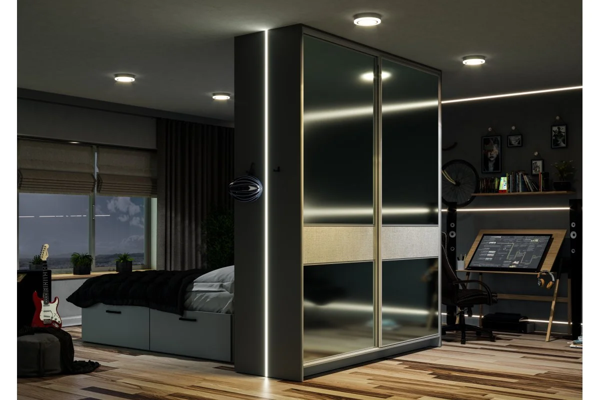 Профиль для LED ленты врезной GTV PA-GLAX3M-AL 3000мм Алюминий - 2