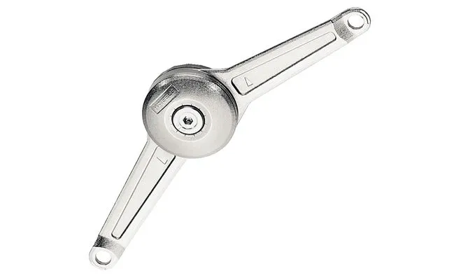 Обмежувач барний Hafele DUO FORTE 3667 Цамак нікельований - 2