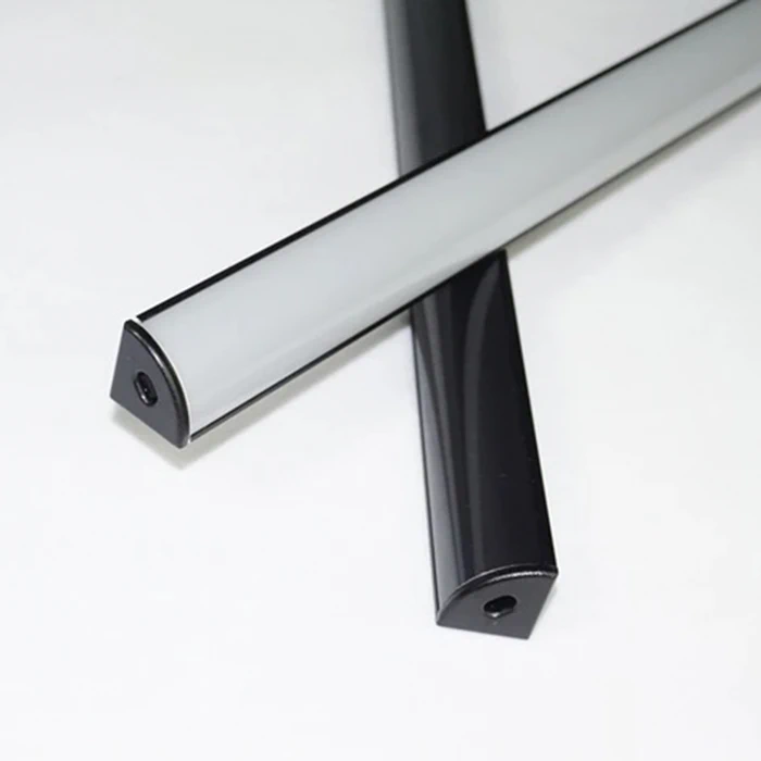 Профиль для LED ленты угловой Design Light 2000мм Черный/Молочный