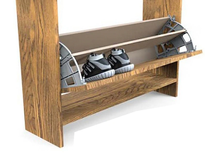 Полка для обуви Mesan 107-01-07-309 Shocab двухсекционная Антрацит