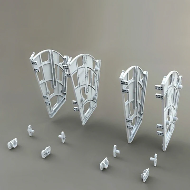 Полка для обуви Mesan 107-01-07- 302 Shocab двухсекционная Белая - 2