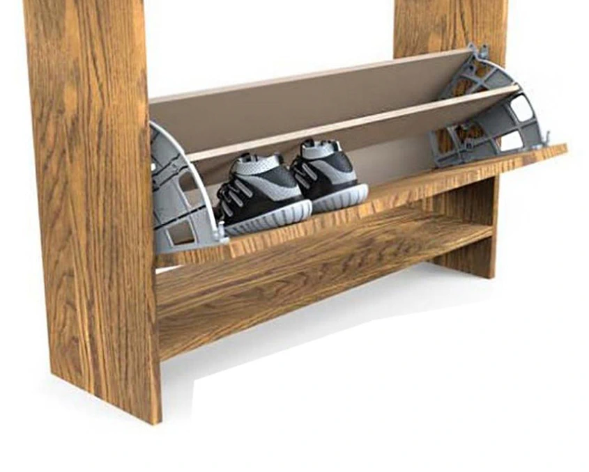 Полка для обуви Mesan 107-01-07- 302 Shocab двухсекционная Белая