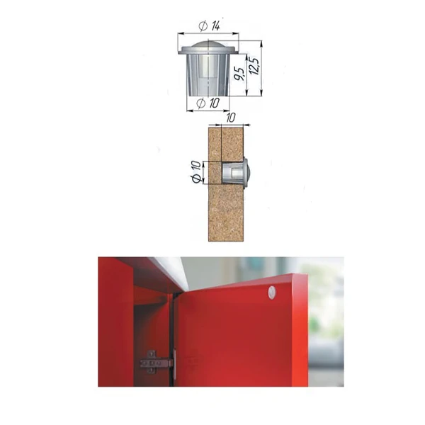 Демпфер врезной Italiana Ferramenta Soft Прозрачный - 2