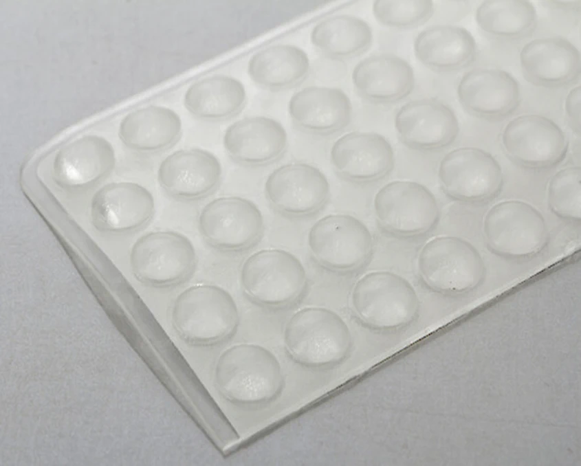 Демпфер самоклеющаяся полусфера Italiana Ferramenta 7х1,5мм 50шт Прозрачный