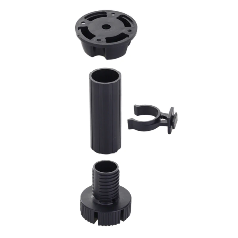 Ніжка меблева пластикова Rehau RAUVARIO 317230-001 Н-100мм Чорна - 2