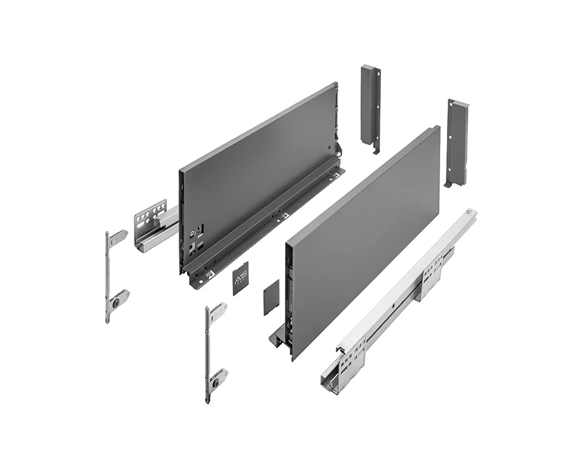 Напрямні GTV AXIS PRO PB-AXISPRO-KPL350C L-350мм високий H-167 Графіт