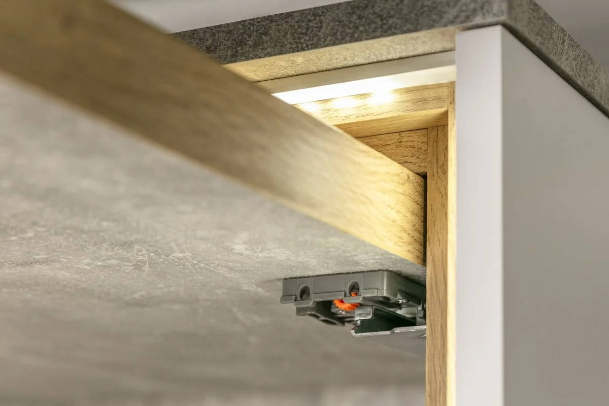 Напрямні GTV прихованого монтажу L-500  (16-18мм) 3D PB-3D0SHX18-500-H Цинк - 2