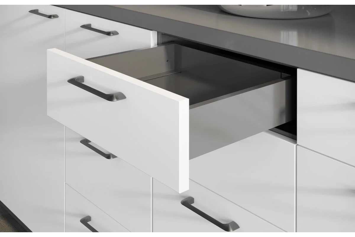 Направляющие GTV AXIS PRO PB-AXISPRO-KPL350A1 L-350мм низкий H-84 Белый