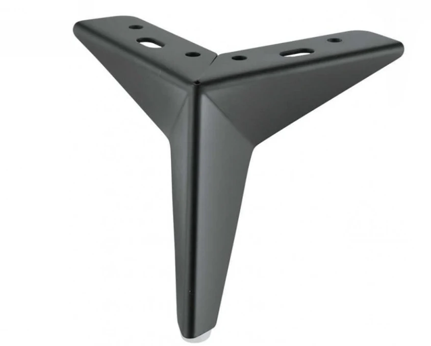 Ножка мебельная Sigma FL 153 H-135мм Черная матовая
