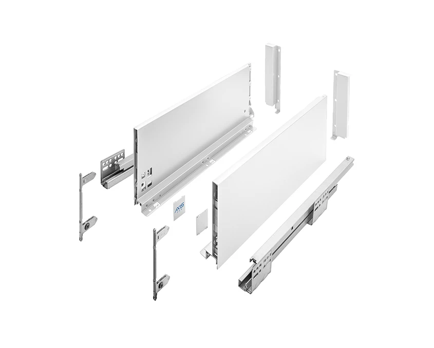 Напрямні GTV AXIS PRO PB-AXISPRO-KPL350C1 L-350мм високий H-167 Білий